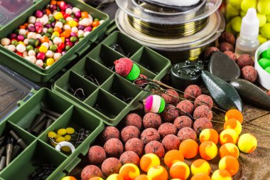 Yemler üzerinde sazan yakalamak