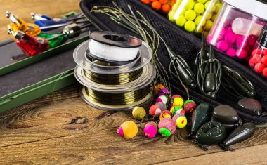 Yemler üzerinde sazan yakalamak