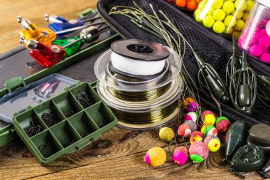 Yemler üzerinde sazan yakalamak