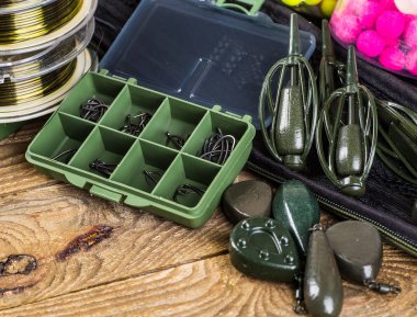 Yemler üzerinde sazan yakalamak