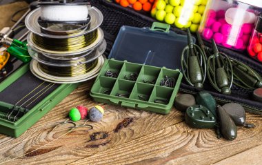 Yemler üzerinde sazan yakalamak