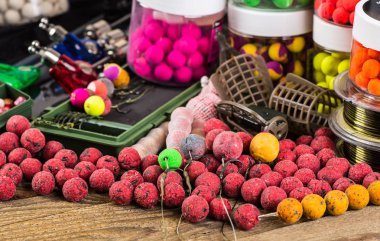 Yemler üzerinde sazan yakalamak