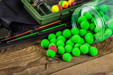 Yemler üzerinde sazan yakalamak