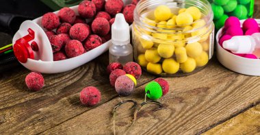 Yemler üzerinde sazan yakalamak