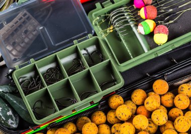 Yemler üzerinde sazan yakalamak