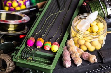 Yemler üzerinde sazan yakalamak