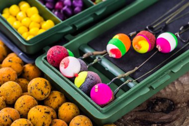 Yemler üzerinde sazan yakalamak