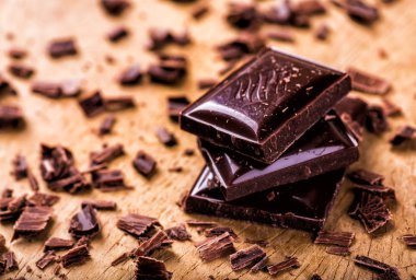 Çikolata arka plan. Fındıklı çikolata