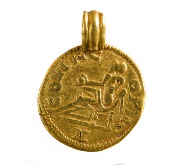 Gold Aureus Antoninus Pius, AD 138-161.Rome clipart