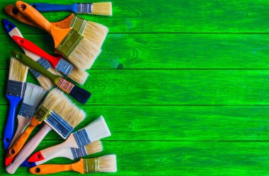 Ressam ve dekoratör çalışma tablosu Saray Projesi, renk swatc