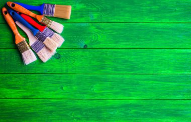 Ressam ve dekoratör çalışma tablosu Saray Projesi, renk swatc