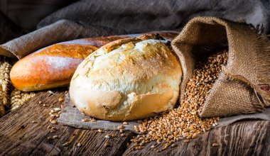 yakın çekim geleneksel ekmek.