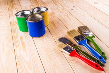 Ressam ve dekoratör çalışma tablosu Saray Projesi, renk swatc