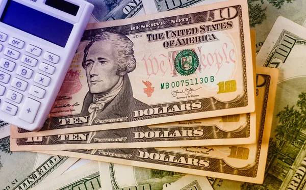 Pénzt amerikai dollár számlák — Stock Fotó