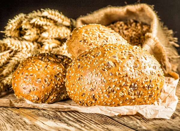 yakın çekim geleneksel ekmek.