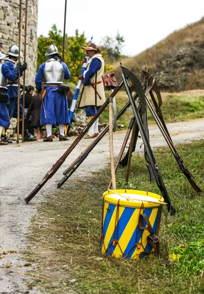 Kamianets-Podilsky, Ucrania.Festival medieval "Terra of Heroes " —  Fotos de Stock