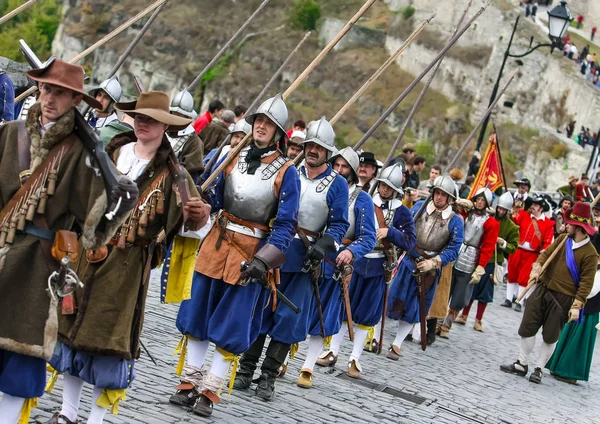 Kamianets-Podilsky, Ukraine,2016.Medieval Fesztivál "Terra vele — Stock Fotó