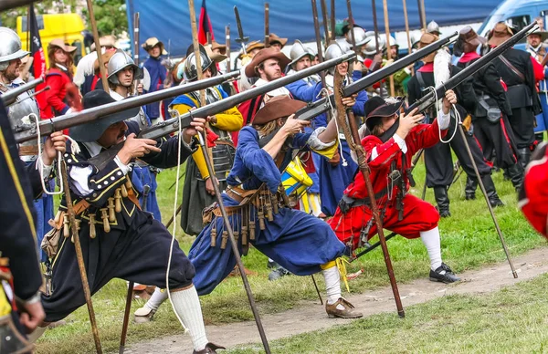 Kamieniec-Podolski, Ukraine.Medieval festiwalu "Terra of Heroes" — Zdjęcie stockowe