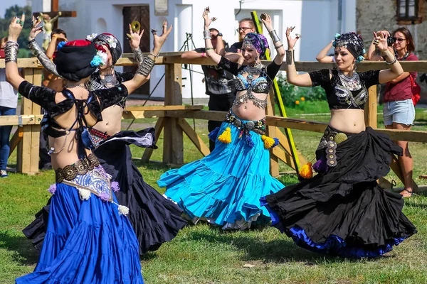 Kamianets-Podilsky, Ucrânia.27 de agosto de 2017.Festa medieval. — Fotografia de Stock