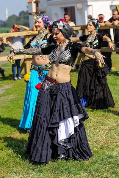 Kamianets-Podilsky, Ukraina.27 sierpnia 2017.Festiwal średniowieczny.Bądź — Zdjęcie stockowe