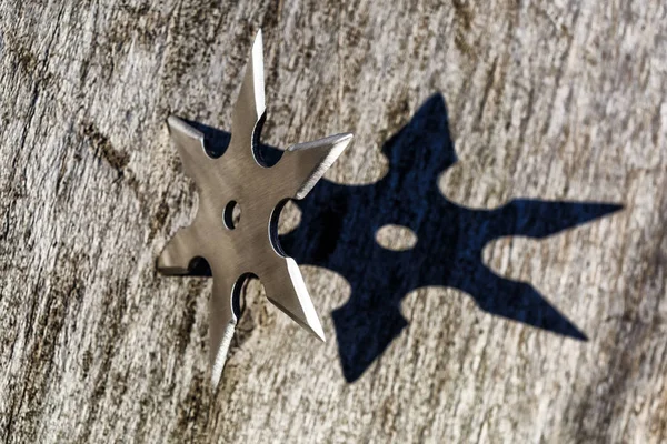 Shuriken (throwing star), traditional japanese ninja cold weapon