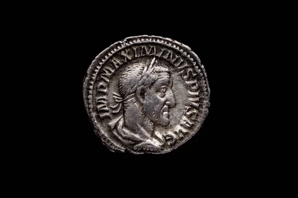 Moneda Romana Denarius Maximinus Menta Roma 236 238 Moneda Romana —  Fotos de Stock