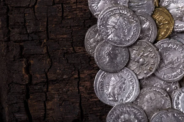 Moneta Antica Dell Impero Romano — Foto Stock