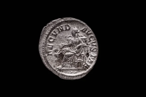 Moneda Romana Denarius Otacilia Severa Menta Romana 244 245 Moneda —  Fotos de Stock