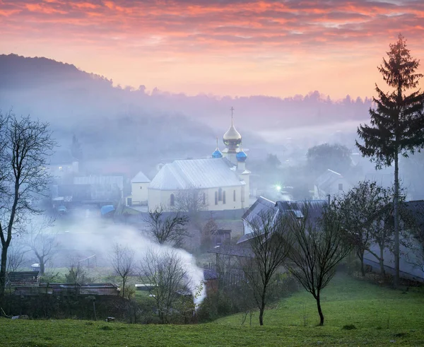 Unika trä churche — Stockfoto