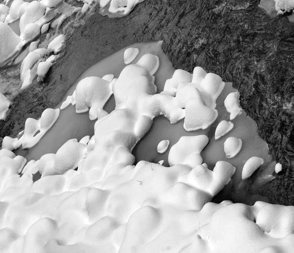 Rzeki Karpat w zimie — Zdjęcie stockowe