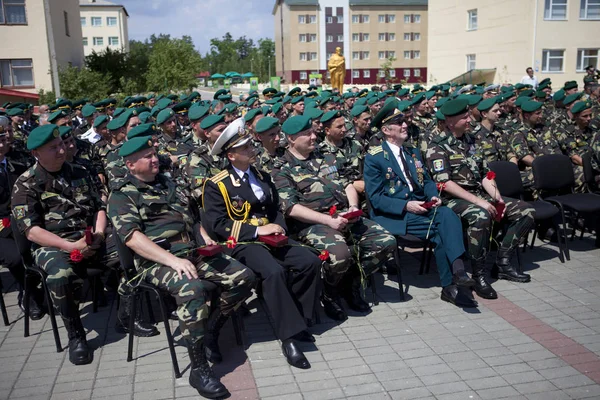 Tag der Grenzschützer in Tscherkassy — Stockfoto