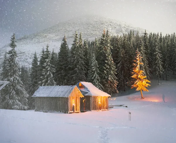 Zufluchtsorte für Winterreisende — Stockfoto