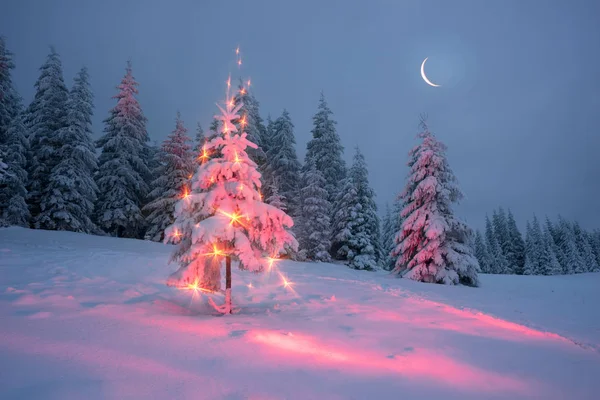 Gelida notte d'inverno del Battesimo — Foto Stock