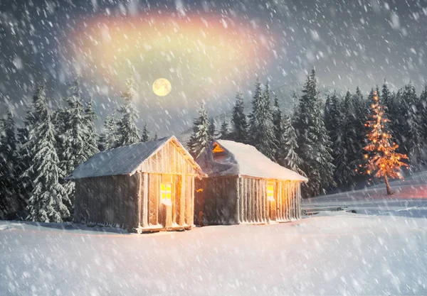 Sığınma evleri kış yolcuları — Stok fotoğraf