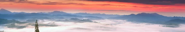 Nascer do sol nas montanhas dos Cárpatos — Fotografia de Stock