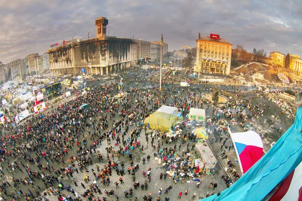 Blick von den Höhen auf den Maidan — Stockfoto