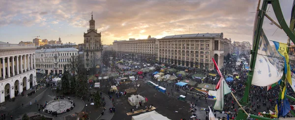 Vista das alturas para o Maidan — Fotografia de Stock