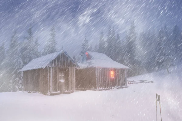 Refugios en viajeros de invierno — Foto de Stock