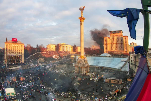 Вид з висот на Майдані — стокове фото