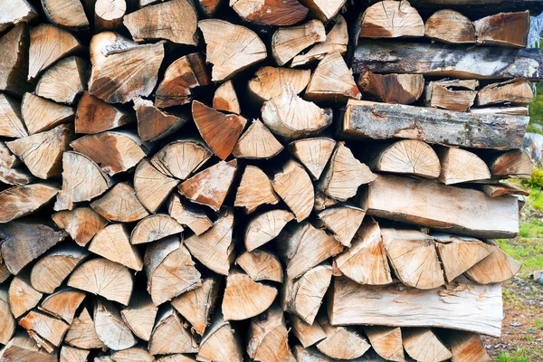 Patterned wood warehouse — Stock Photo, Image