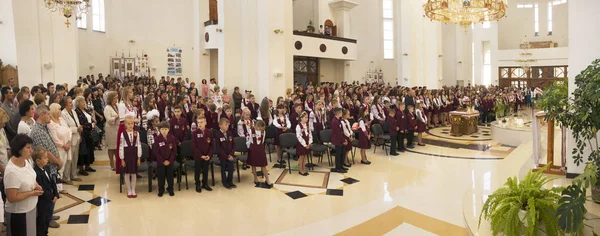 1 de septiembre en la escuela — Foto de Stock