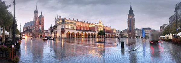 Krakow rainy autumn — Stock Photo, Image