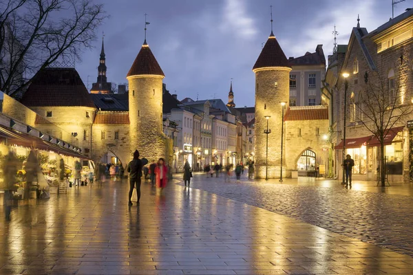 Torres de Tallinn medieval — Fotografia de Stock