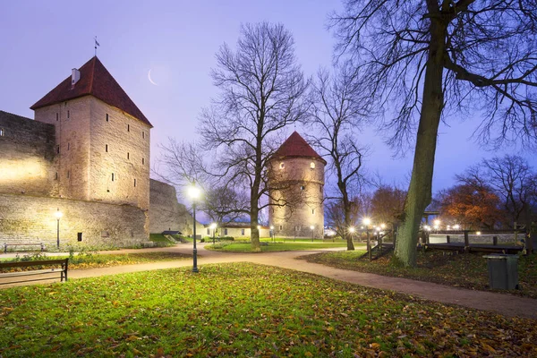 Türme des mittelalterlichen Tallinn — Stockfoto