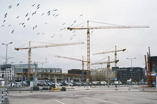 European construction in Tallinn — Stock Photo, Image