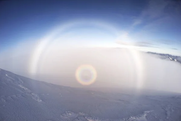 White rainbow and broken ghost — Stock Photo, Image