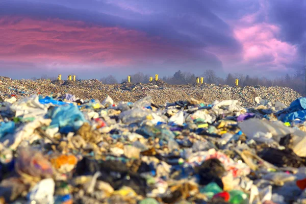 废物产生的气体 — 图库照片