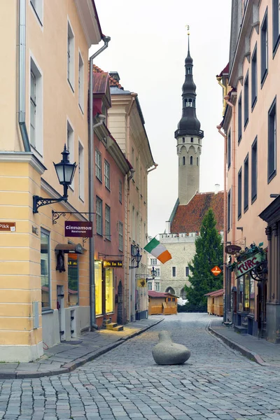 Estland Tallinn November 2019 Blick Auf Die Straßen Und Plätze — Stockfoto