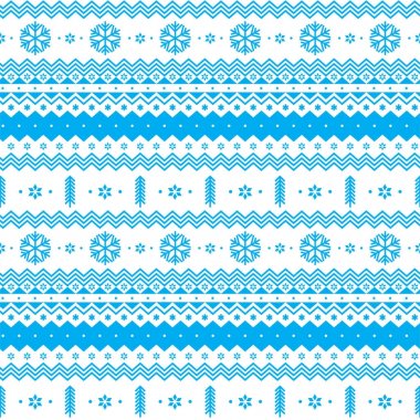 İskandinav seamless modeli. Kış seamless modeli