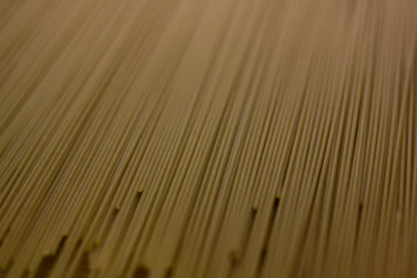 Close up photo of whole wheat spaghetti — Stok fotoğraf